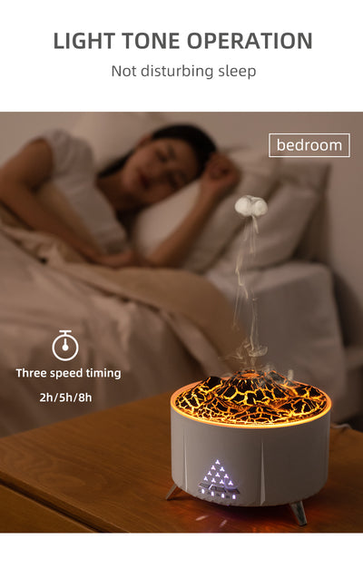 Difusor Ultrasónico Aroma Fuego con Humidificador, Altavoz Bluetooth y Ruido Blanco - Image 25