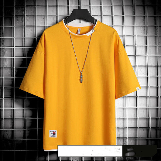 Camiseta Suelta Estilo Hong Kong para Hombre - Image 19