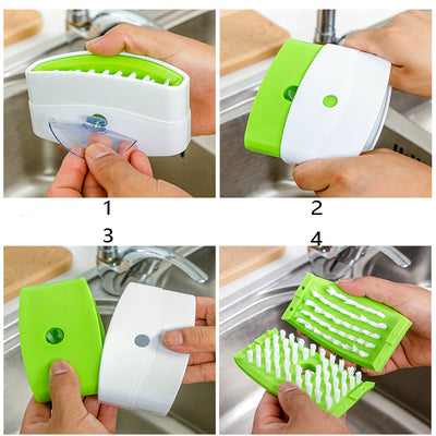 Cepillo de Limpieza Multifunción con Ventosa para Cocina - Image 3