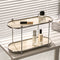 Organizador de Baño Multicapa Estilo Cream - Estantería de Almacenamiento Lujo sin Perforación