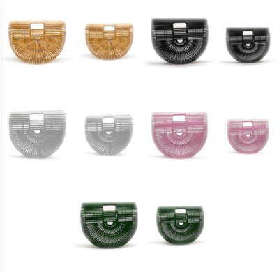 Bolsa de Playa Tejida en Bambú y Ratán - Bolso Creativo para Mujer - Image 27