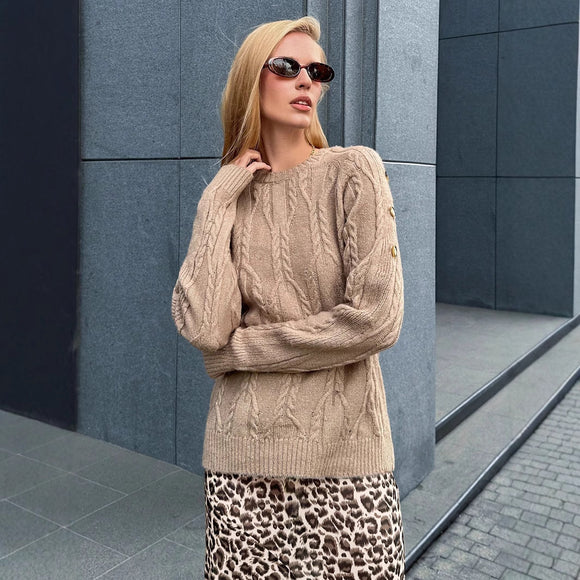 Suéter Retro Clásico para Otoño e Invierno