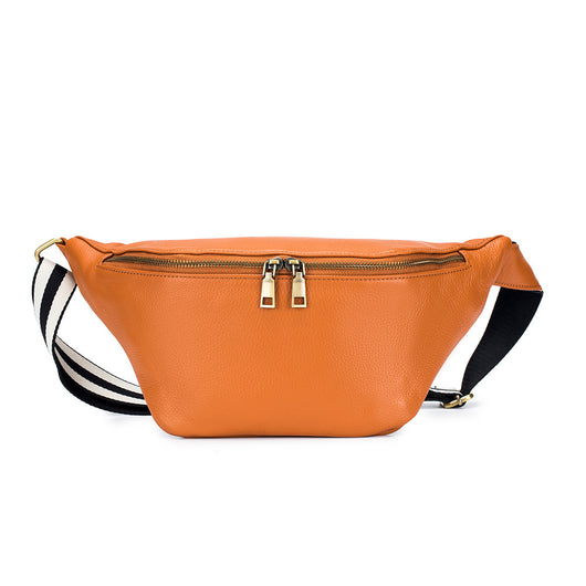 Bolso Mensajero de Cuero Genuino para Mujer - Gran Capacidad, Estilo Casual - Image 8