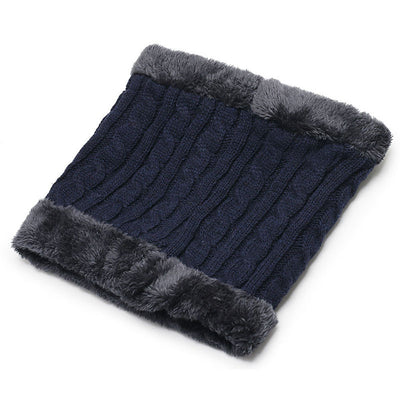 Bufanda Térmica Acolchada de Punto para Hombre - Image 7