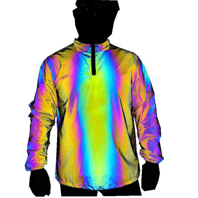 Chaqueta Cortaviento Luminosa Arcoíris Talla Grande - Image 3