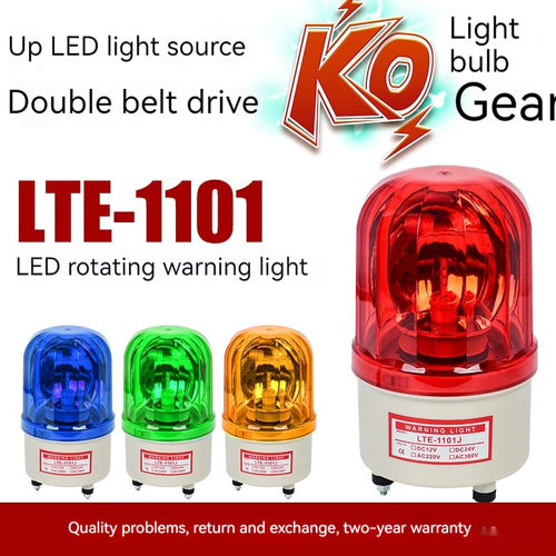Alarma Rotativa de Luz y Sonido LTE-1101J