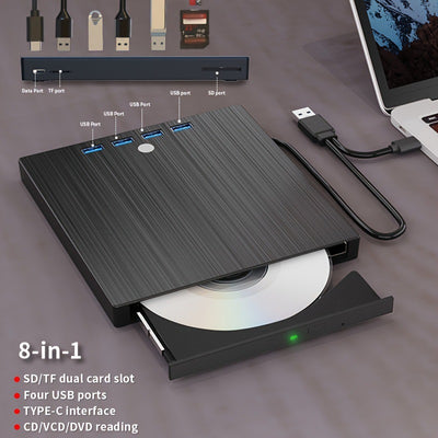 Grabadora DVD Externa USB-C Multifunción - Unidad Óptica Portátil - Image 12