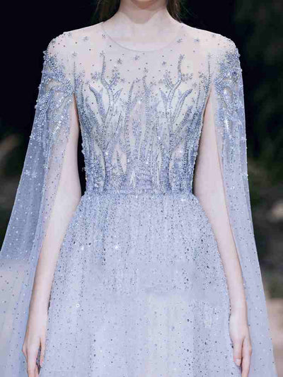 Vestido de Noche Lujo Minimalista para Bodas y Eventos - Image 13