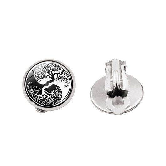 Aretes Árbol de la Vida con Gema Brillante - Image 8