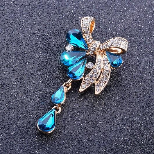 Broche Corsage Alas de Ópalo Cristal para Suéter y Cardigan - Image 11