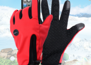Guantes de Esquí con Tecnología Táctil y Cierre de Cremallera - Image 7