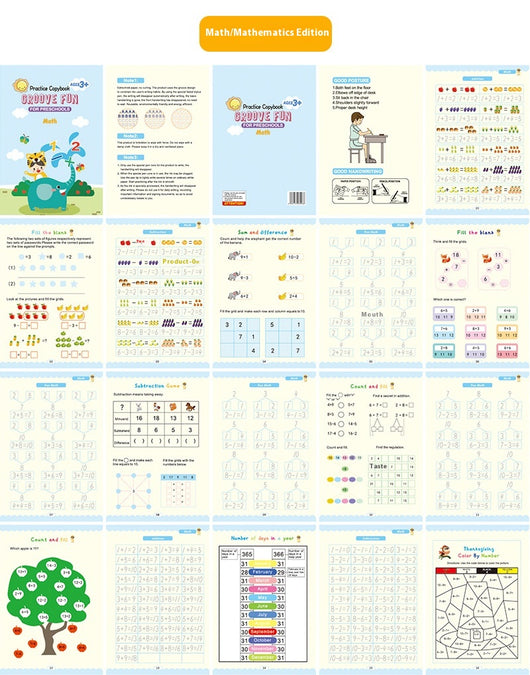 Cuaderno Groove Magic - Versión Completa en Inglés para Entrenamiento de Escritura Infantil - Image 14