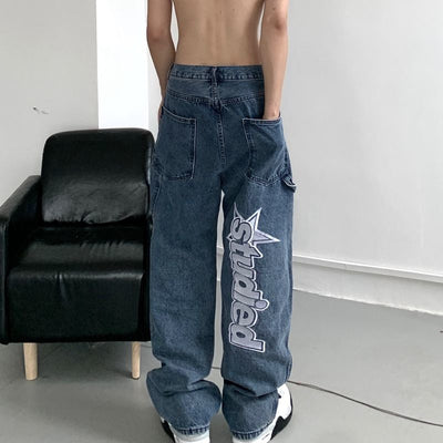 Jeans Rectos de Talle Alto Holgados con Corte Slim - Image 8