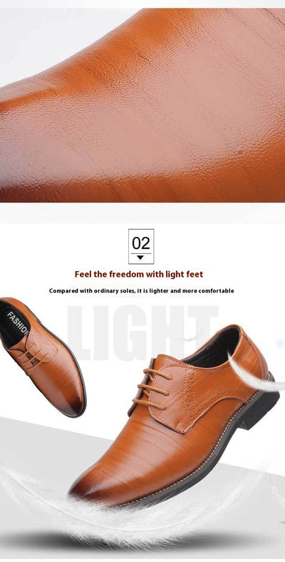 Zapatos Formales de Cuero con Cordones para Hombre Talla Grande - Image 12