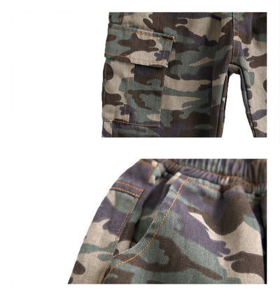 Pantalones Tácticos Infantiles Camuflaje Militar - Image 10