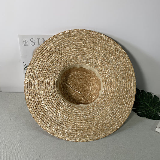 Sombrero de Paja para Mujer con Ala Extra Grande Protección Solar Verano - Image 2
