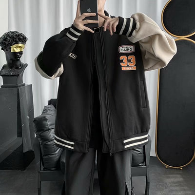 Chaqueta Retro de Uniforme de Béisbol con Bordado Coreano Unisex - Image 5