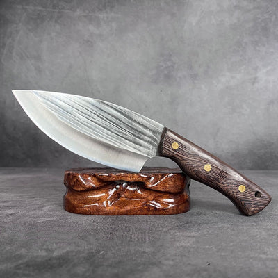 Cuchillo de Cocina Forjado a Mano en Acero Inoxidable Puro