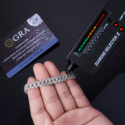 Pulsera de Plata S925 con Moissanita Premium - Joyería Luxury Plateada en Platino - Image 4