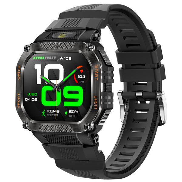 Reloj Inteligente con Llamadas Bluetooth, Monitor de Frecuencia Cardíaca y Sueño