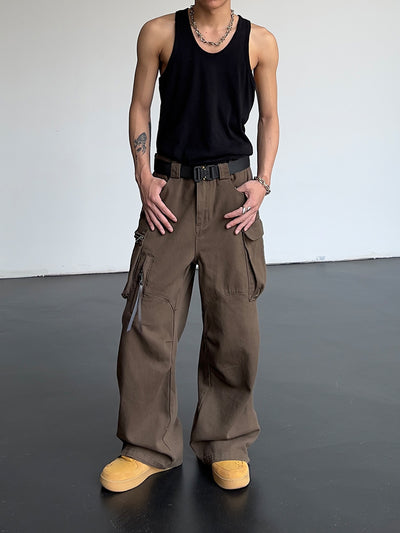 Pantalón Vintage Cintura Alta Ancho y Suelto - Image 8