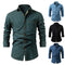 Chaqueta Casual de Algodón Puro Resistente a Arrugas para Hombre