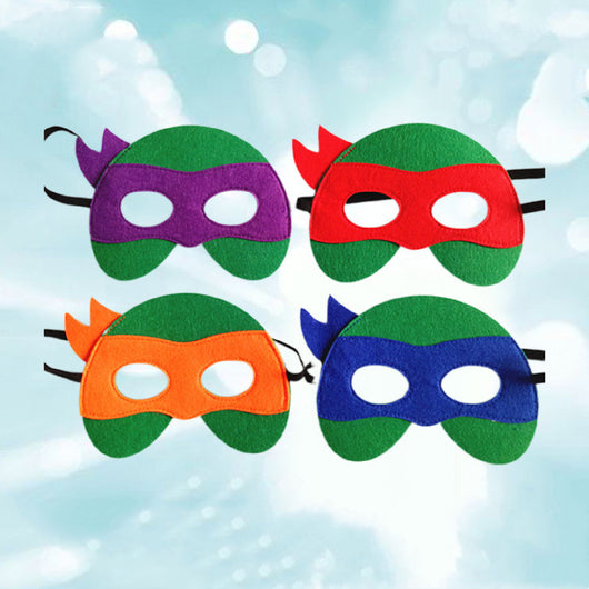Antifaz de Tortuga de Fieltro con Diseño Infantil - Image 6