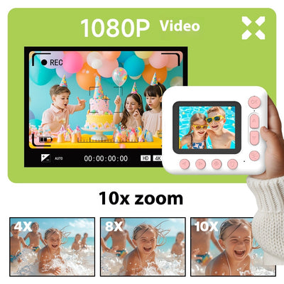 Cámara Instantánea de Fotos y Videos HD con Impresión Inmediata - Image 3