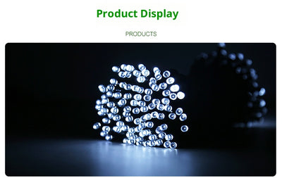 Guirnalda Solar LED Multicolor Impermeable para Exterior - Image 5