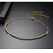 Collar Ajustable de Circonita Brillante para Mujer - Joyería de Moda Bicolor