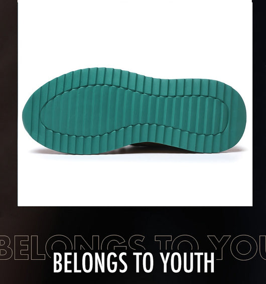 Tenis Deportivos de Plataforma Ligeros con Suela Suave - Cuero Casual para Hombre - Image 13