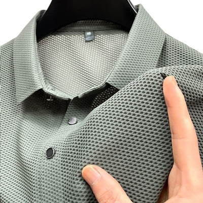 Camiseta Deportiva Ice Silk con Malla Transpirable para Hombre - Image 4