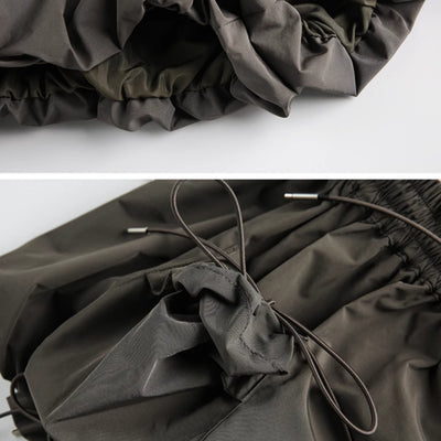 Shorts Deportivos con Diseño de Nudo de Encaje para Mujer - Image 4