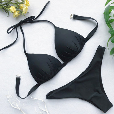 Bikini Enterizo Escote Halter Ajustable - Image 15