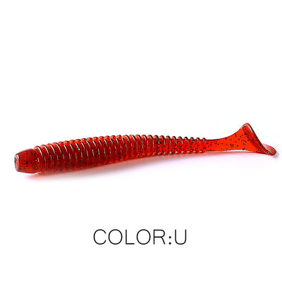 Señuelo de Pesca Luya Soft Fish con Cola T Bicolor y Sal - Image 19