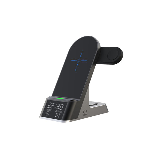 Cargador Inalámbrico Multifuncional Creative H35 con Reloj Despertador - Image 13