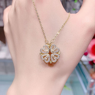 Collar Clavícula Multibanda con Diamante - Elegancia Moderna para Mujer - Image 10