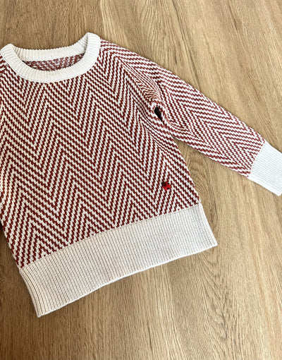 Suéter Navideño Infantil con Patrón de Onda - Cuello Redondo para Otoño e Invierno - Image 17