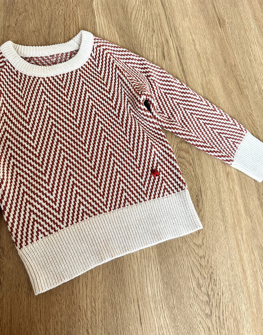 Suéter Navideño Infantil con Patrón de Onda - Cuello Redondo para Otoño e Invierno - Image 17