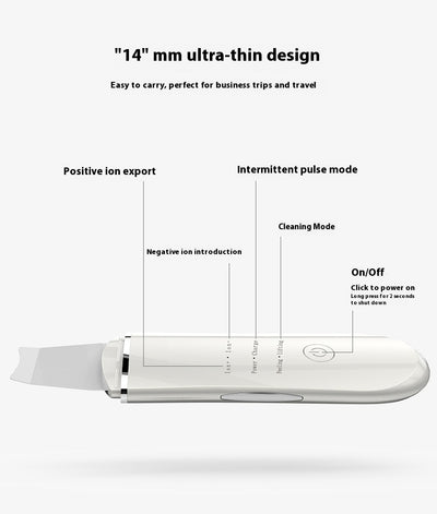 Dispositivo de Limpieza Ultrasónica con Ionización para Poros y Eliminación de Puntos Negros - Image 9