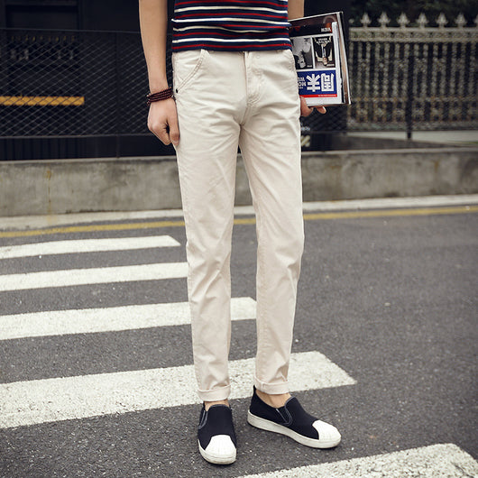 Pantalones Casuales de Algodón para Hombre - Image 13
