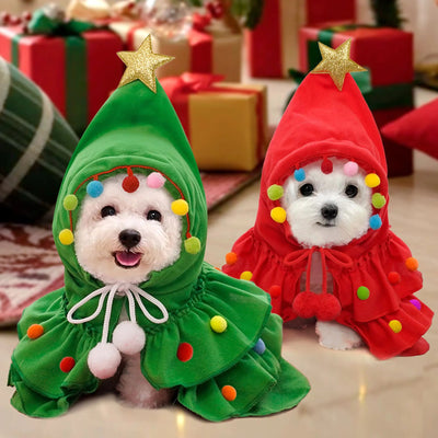 Capa Transformable para Mascotas - Abrigo Navideño Reversible Perros y Gatos - Image 12