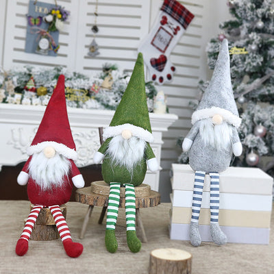 Muñeco Navideño sin Rostro para Decoración de Ventana - Image 7