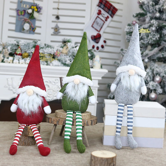 Muñeco Navideño sin Rostro para Decoración de Ventana - Image 7