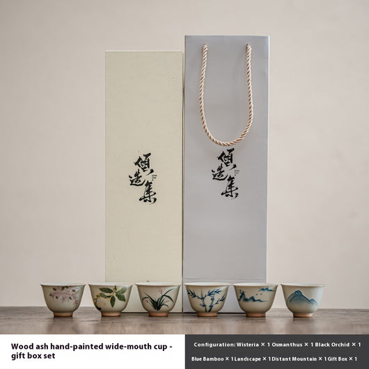 Juego de Té Kung Fu Pintado a Mano con Tazas de Hielo - Image 6