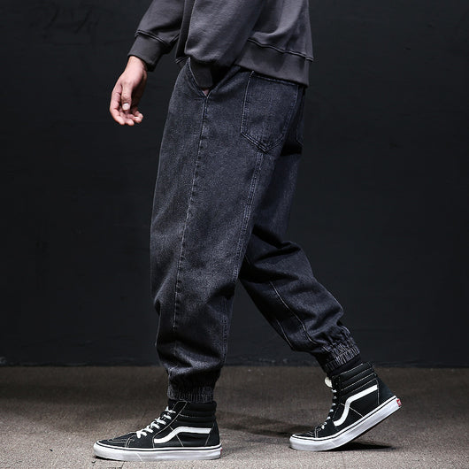 Pantalones Jeans Harem Sueltos para Hombre Fallwinter - Image 4
