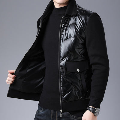 Chaqueta de Plumón Invernal para Hombre de Mediana Edad - Image 6
