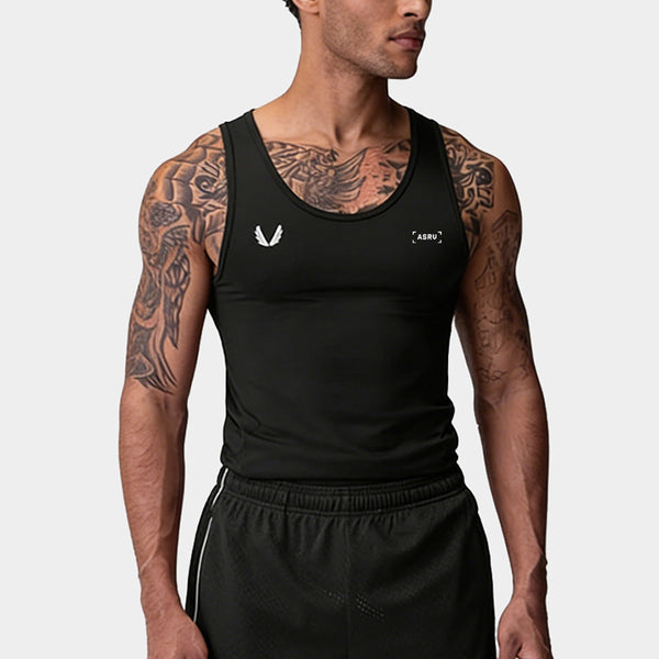 Camiseta Deportiva Sin Mangas Hombre Estilo Americano - Tela Fresca, Secado Rápido y Alta Elasticidad