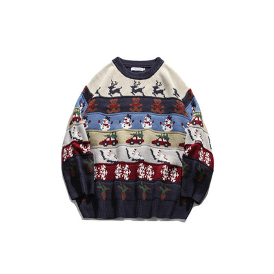 Suéter Holgado Retro Harajuku para Parejas - Estilo Vintage Juvenil - Image 12