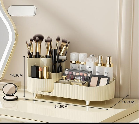 Organizador Giratorio de Maquillaje y Accesorios de Belleza
